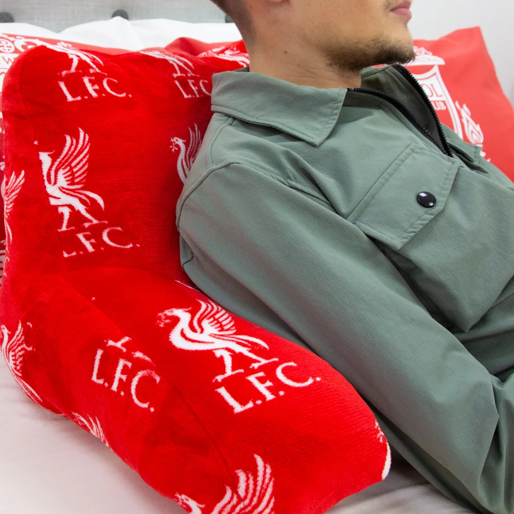 Liverpool FC Target Cuddle Cushion Red - One Size Image 3