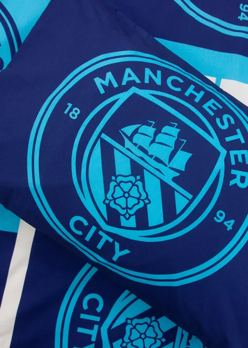 Manchester City FC Blue Flashy Duvet Cover - Double Image 5