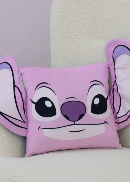 Lilo & Stitch Blue Chill Shaped Cushion - One Size Image 4