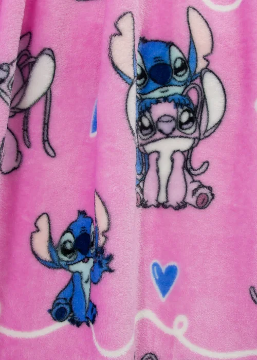 Lilo & Stitch Pink Chill Fleece Blanket - 100 x 150 Image 5