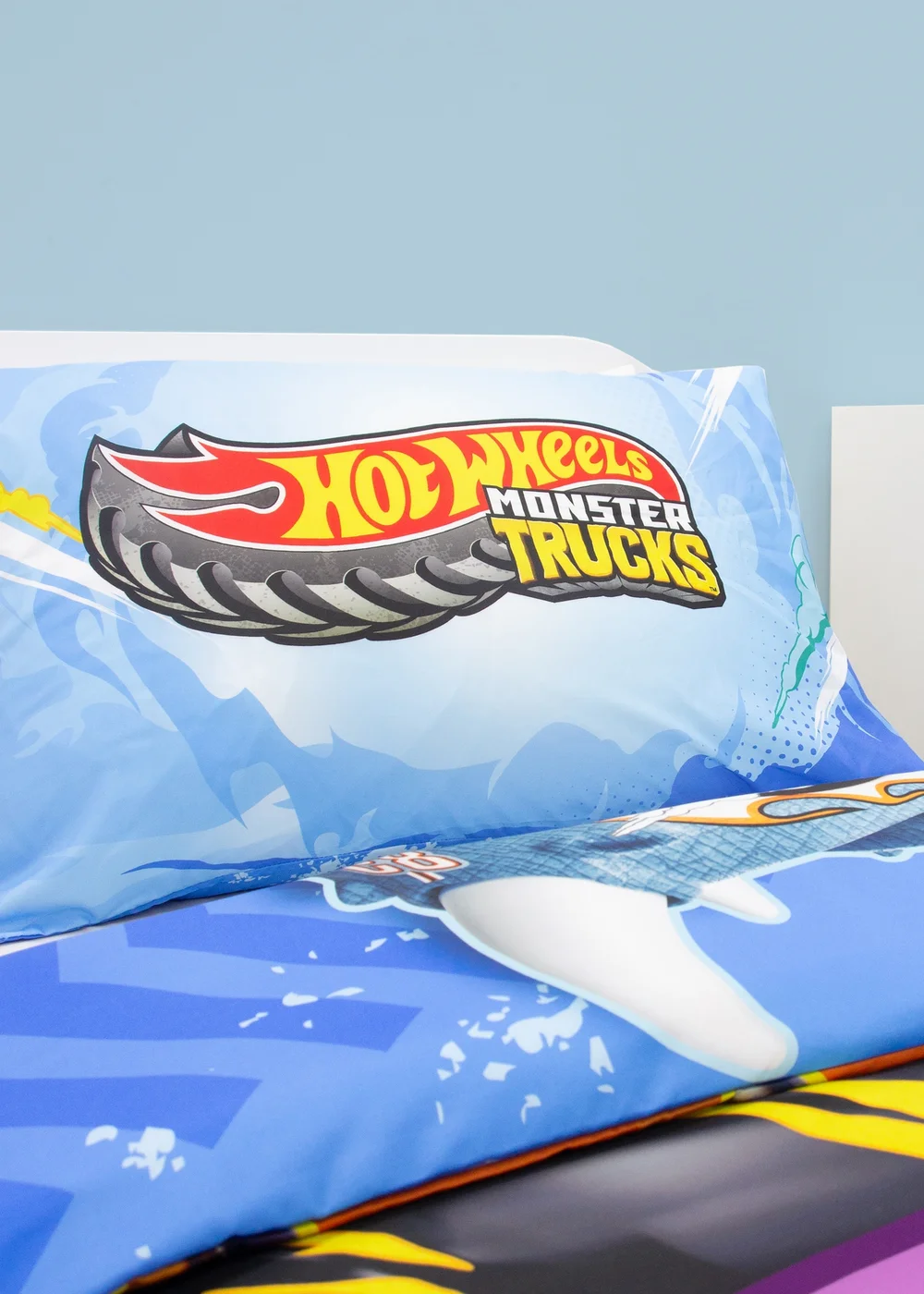 Hot Wheels Multi Monster Polycotton Duvet Set - Single Image 3