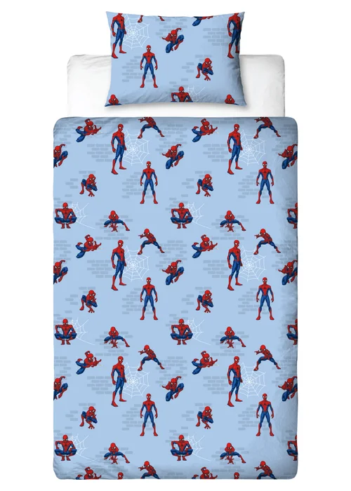 Spiderman Red Glow In The Dark Duvet Cover - Single Image 3
