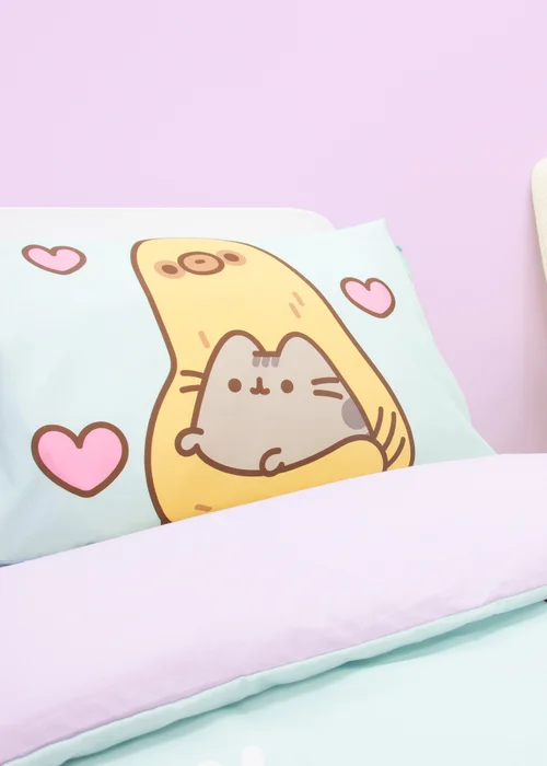 Pusheen Purple Enjoy Duvet Cover - Single Image 4