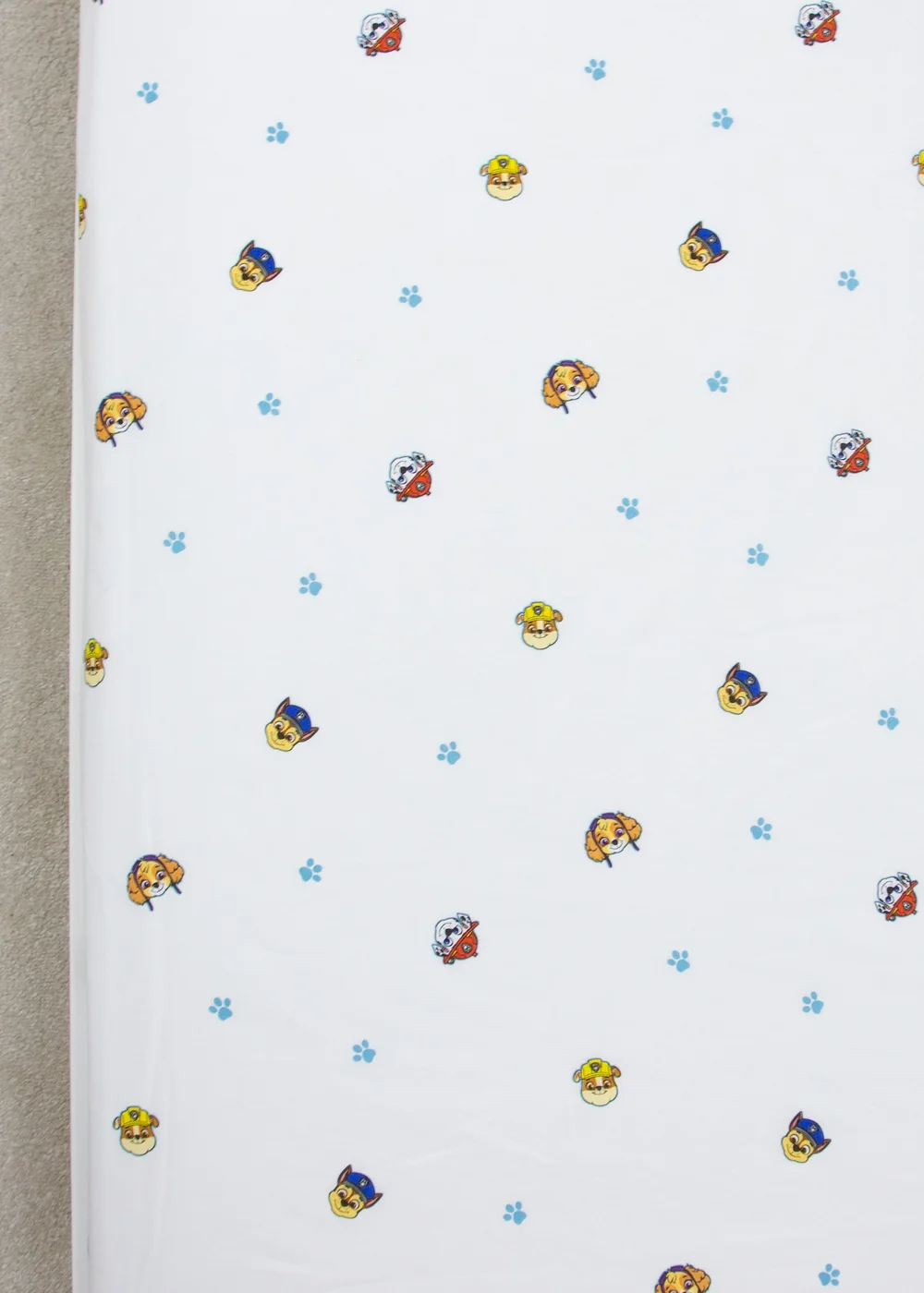 Paw Patrol White Missions Fitted Sheet - Junior Image 4