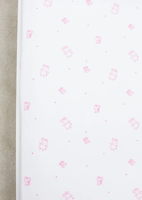 Peppa Pig White Prancer Fitted Sheet - Junior Image 4