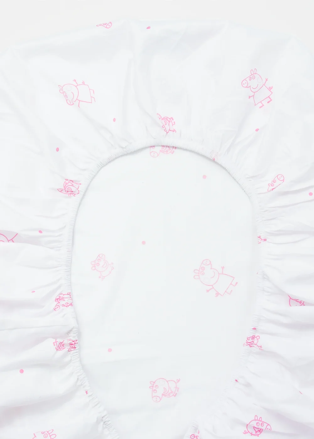 Peppa Pig White Prancer Fitted Sheet - Junior Image 5