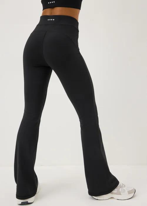 Souluxe Black Slim Flared Gym Leggings - 20 Image 2