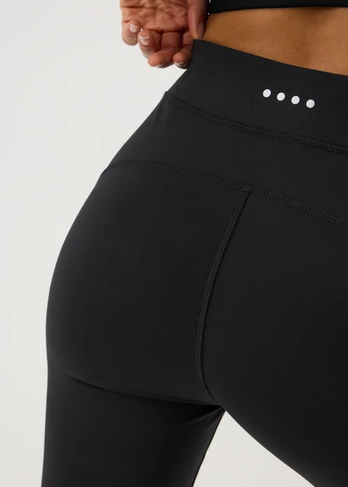 Souluxe Black Slim Flared Gym Leggings - 20 Image 3
