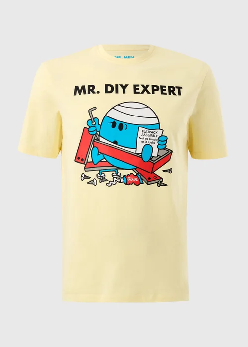 Mr Men Yellow DIY Expert T-Shirt - S Image 4