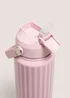 Pink Embossed Stripe Arlo Bottle Image 2