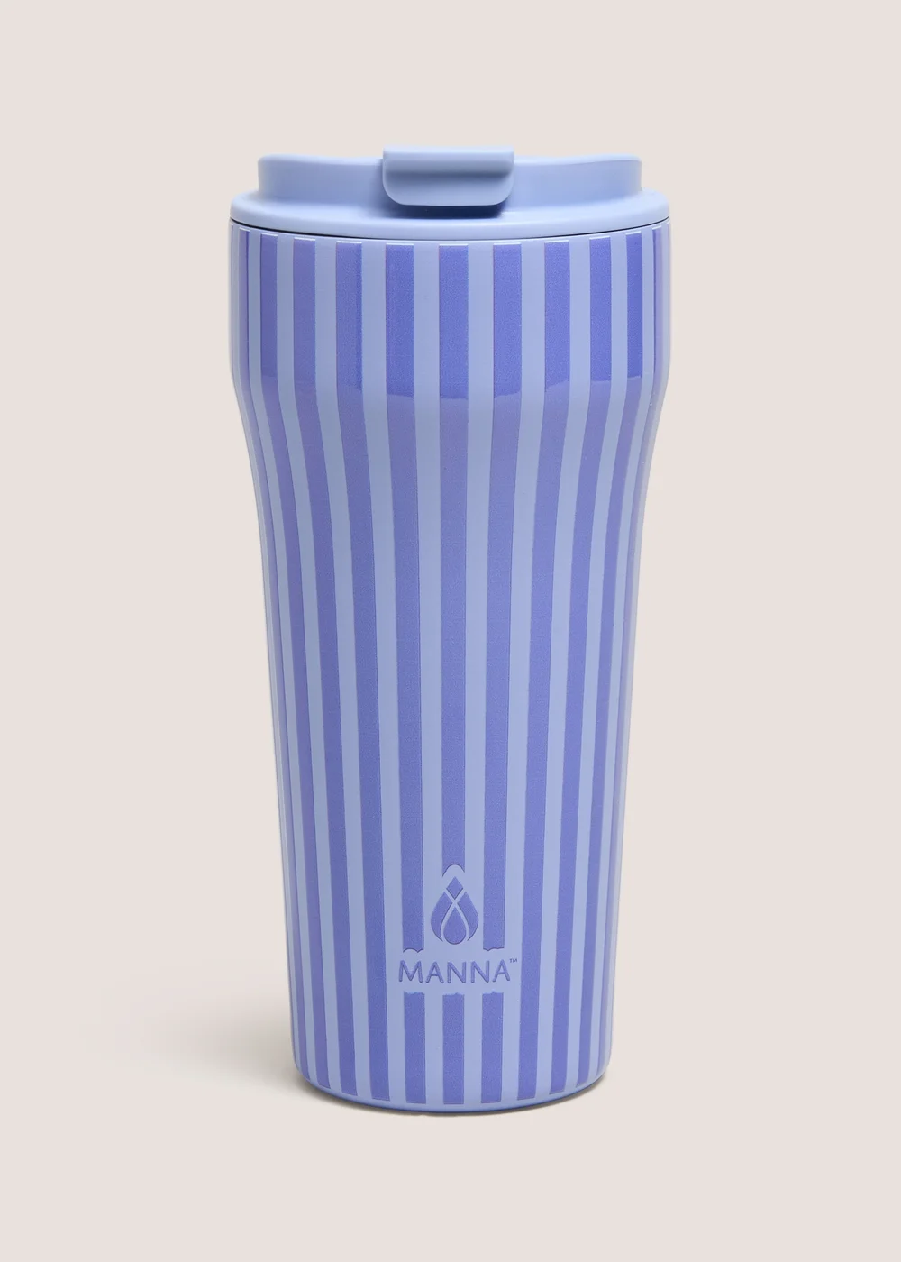 Lilac Stripe Coffee Tumbler Image 1