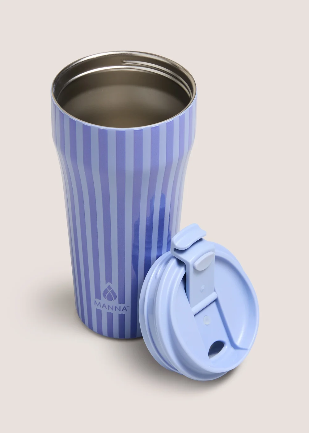 Lilac Stripe Coffee Tumbler Image 2