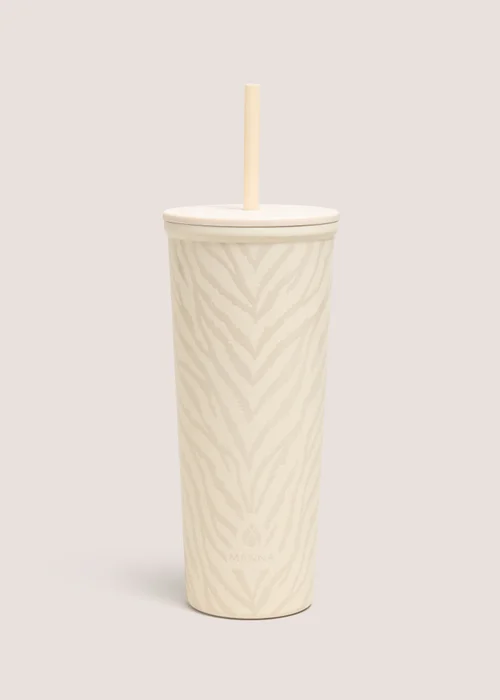 Cream Zebra Tumbler Image 1