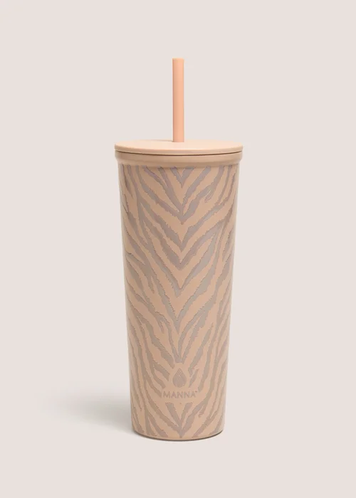Taupe Zebra Tumbler Image 1