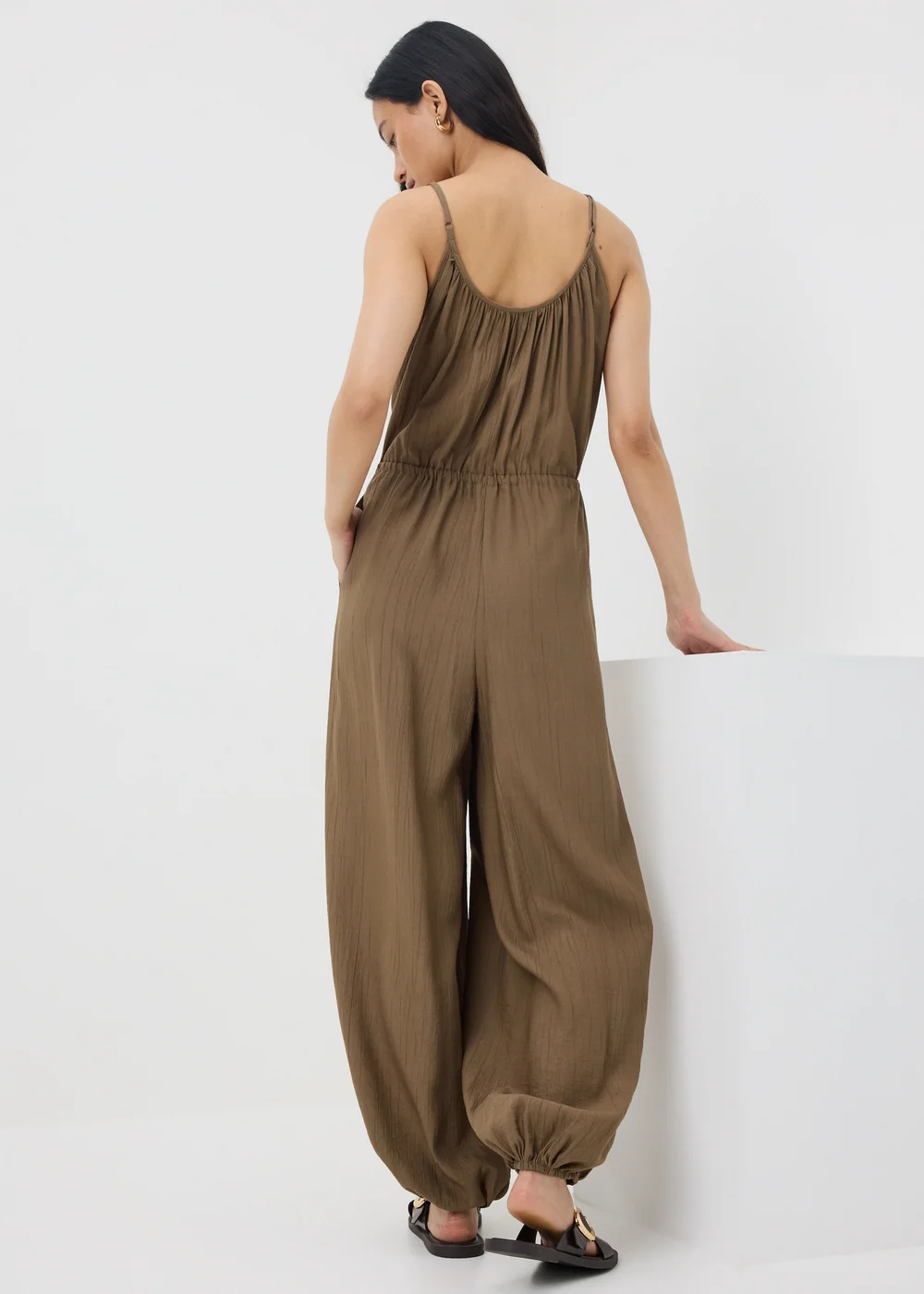 Bronze Woven Cami Jumpsuit - 10 Image 2
