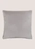Grey Horizontal Pleat Cushion Image 1