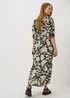Beige Paisley Midaxi Dress - Size 8 Image 2