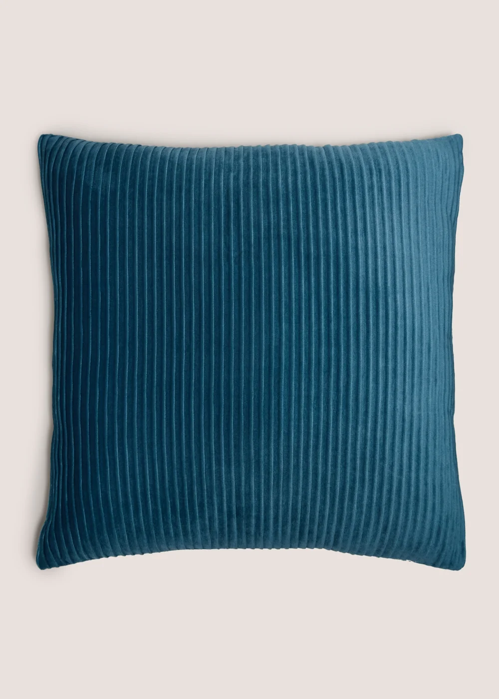 Teal Horizontal Pleat Cushion Image 1