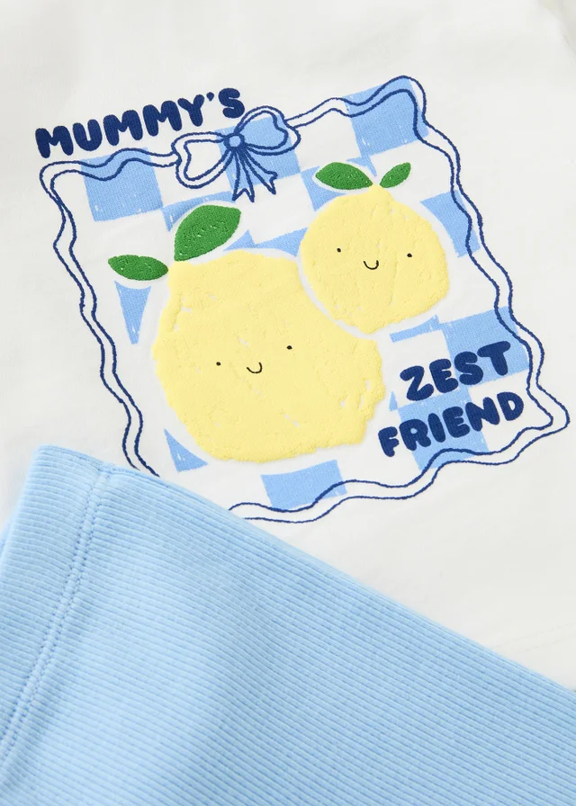 Baby Lemon T-Shirt & Flared Leggings Set (Newborn-23mths)