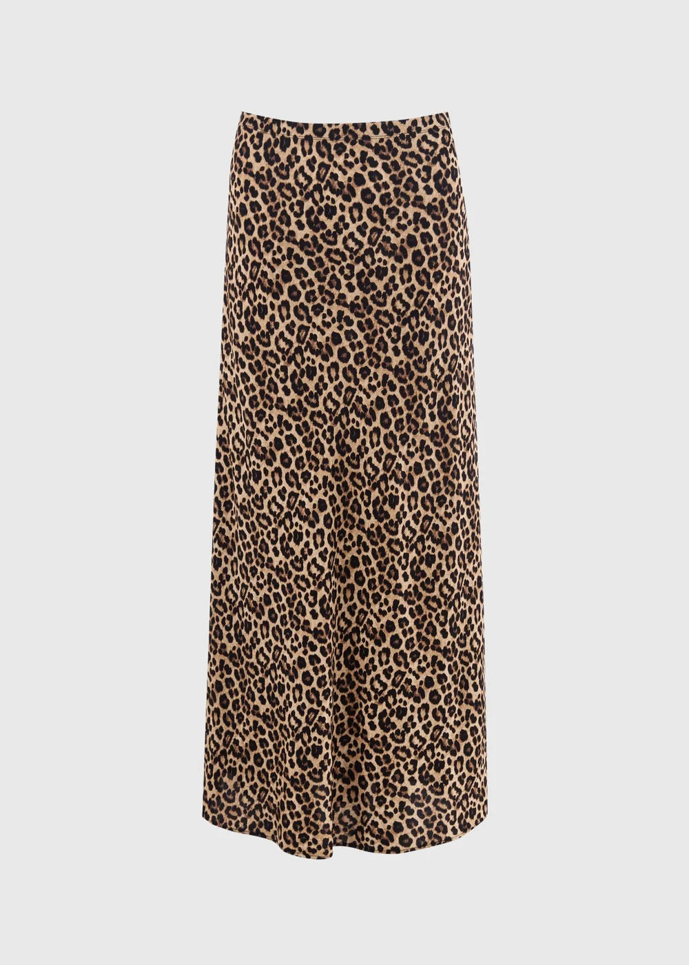 Brown Leopard Print Midaxi Co Ord Skirt - 8 Image 4