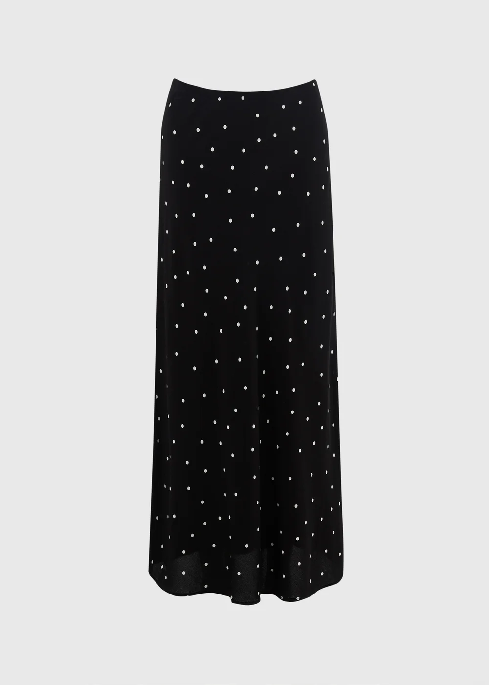 Black Spot Print Midaxi Co Ord Skirt - 10 Image 4