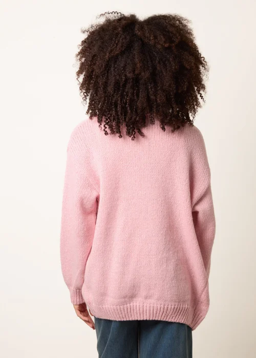 Blue Vanilla Pink Daisy Cardigan - M/L Image 4