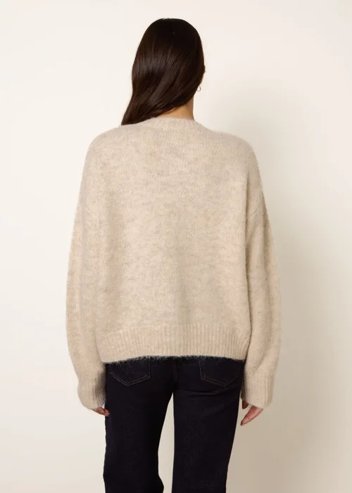 Blue Vanilla Beige Multi Gold Button Cardigan - M/L Image 4