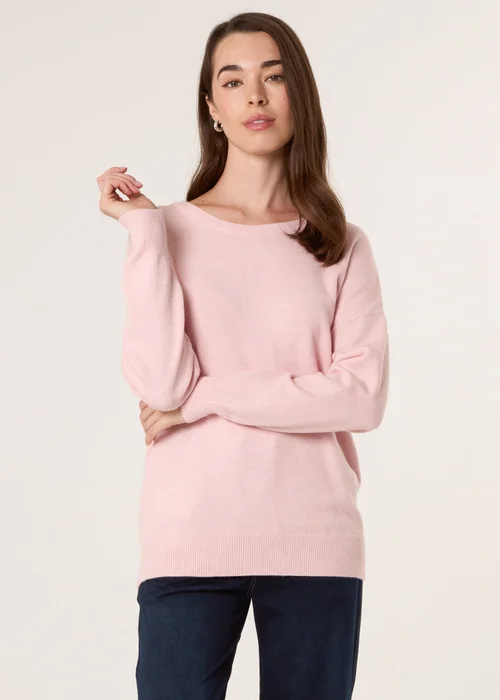 Blue Vanilla Pink Round Neck Jumper - 14-16 Image 4