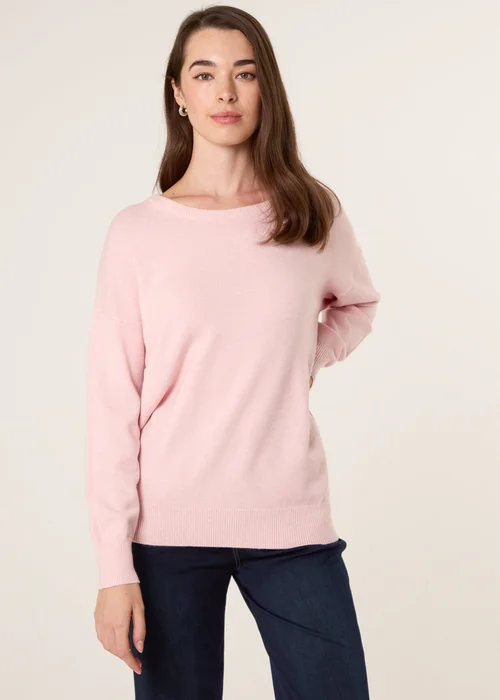 Blue Vanilla Pink Round Neck Jumper - 14-16 Image 1