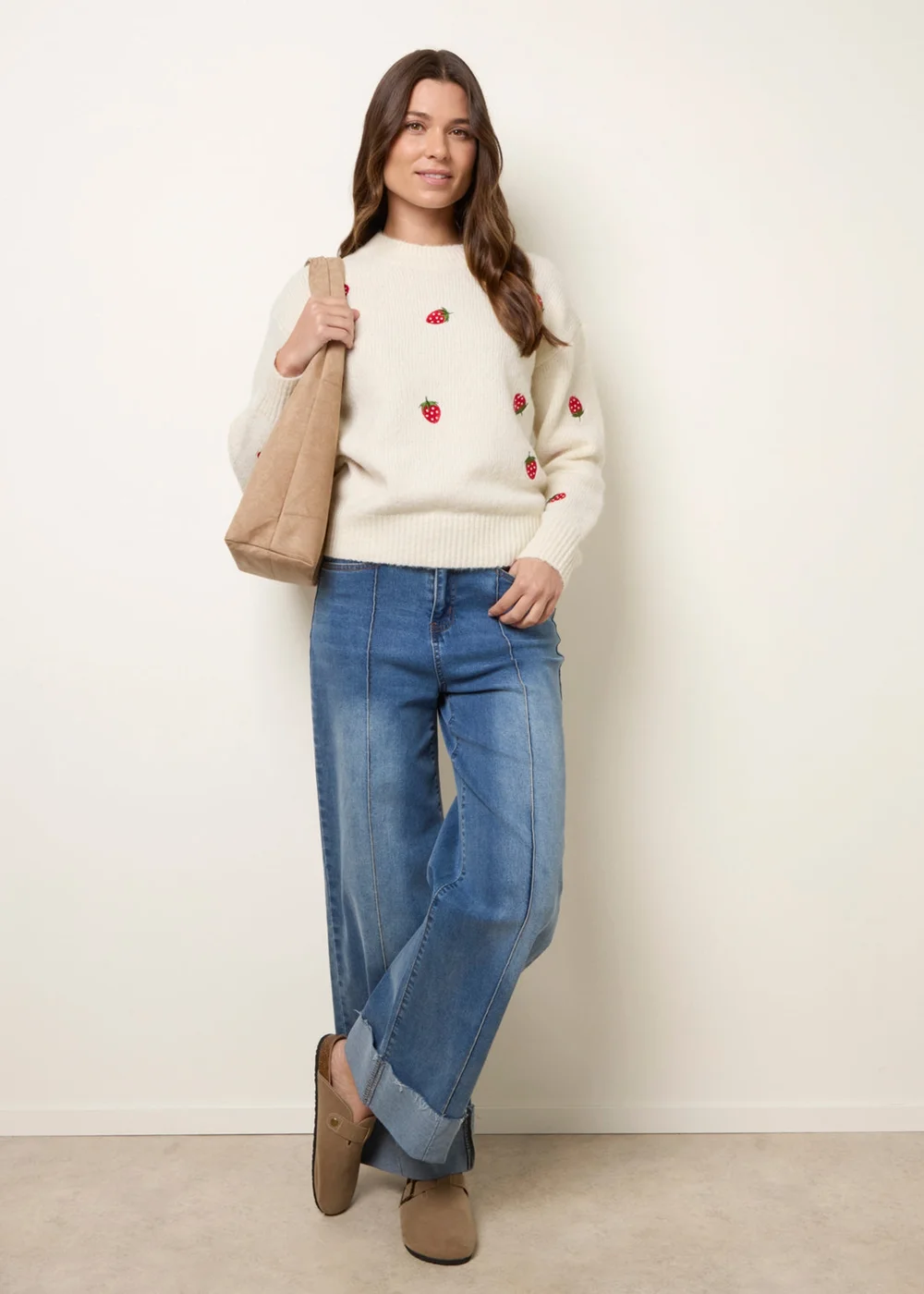 Blue Vanilla Ivory Strawberry Jumper - M/L Image 2