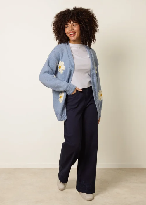 Blue Vanilla Blue Daisy Cardigan - S/M Image 2