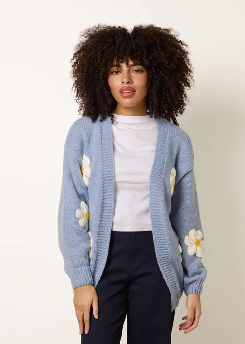 Blue Vanilla Blue Daisy Cardigan - S/M Image 1