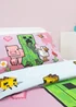 Minecraft Group Pink Duvet Cover - Single Image 3