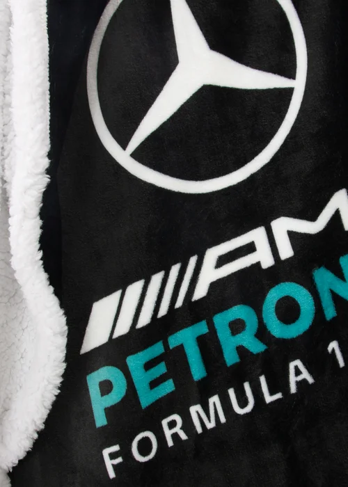 Mercedes AMG Petronas Jets Sherpa Fleece Blanket - 120 X 150 Image 4