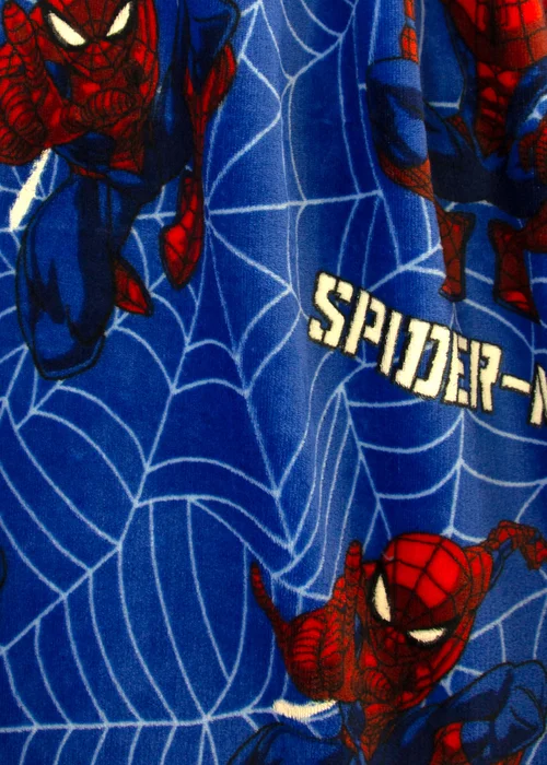 Spiderman Blue Adventure Glow In The Dark Blanket - 100 x 150 Image 4
