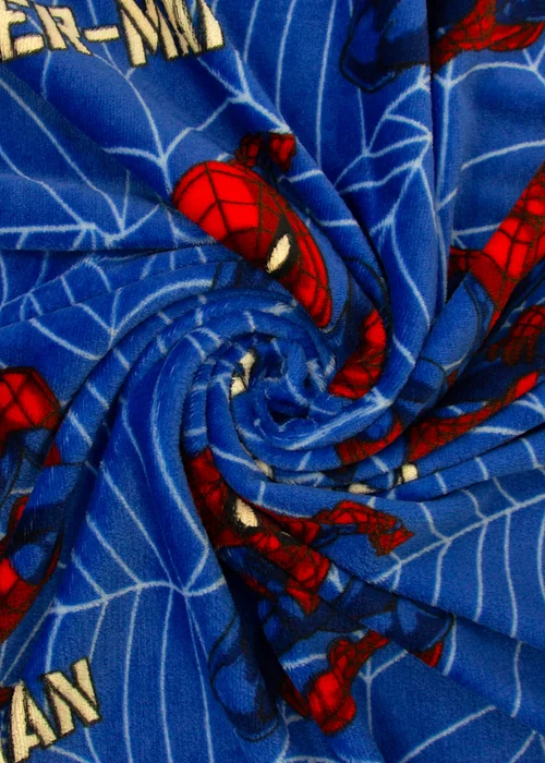 Spiderman Blue Adventure Glow In The Dark Blanket - 100 x 150 Image 5