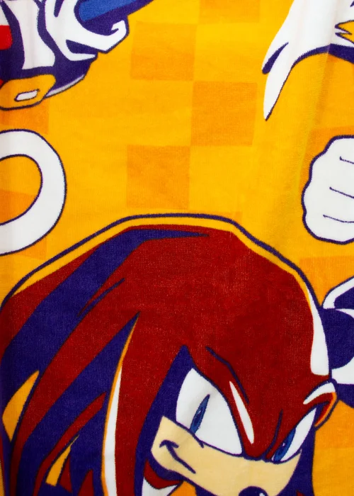 Sonic The Hedgehog Play Orange Towel - 70x140cm Image 2