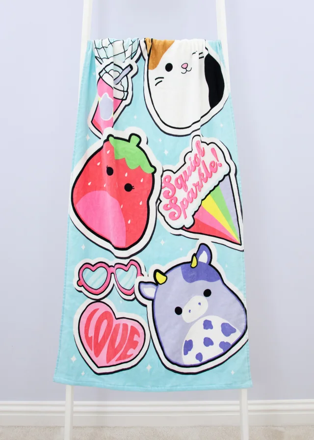 Squishmallows Multicolor Funky Towel