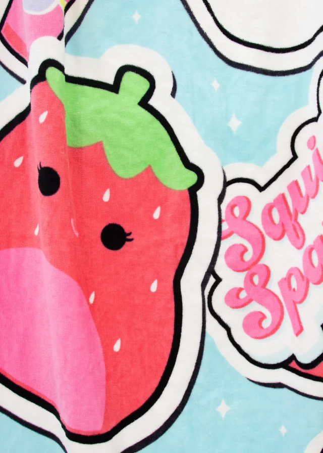 Squishmallows Multicolor Funky Towel