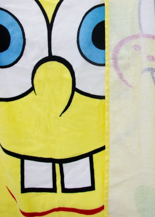 Spongebob Squarepants Yellow Squared Towel - 70x140cm Image 4