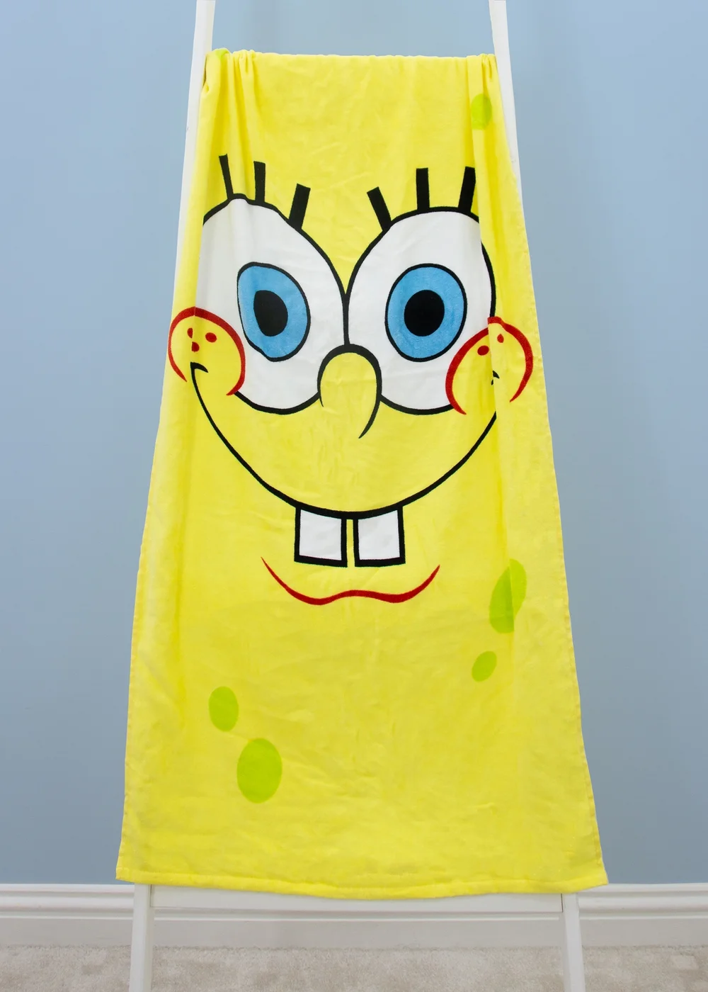 Spongebob Squarepants Yellow Squared Towel - 70x140cm Image 1