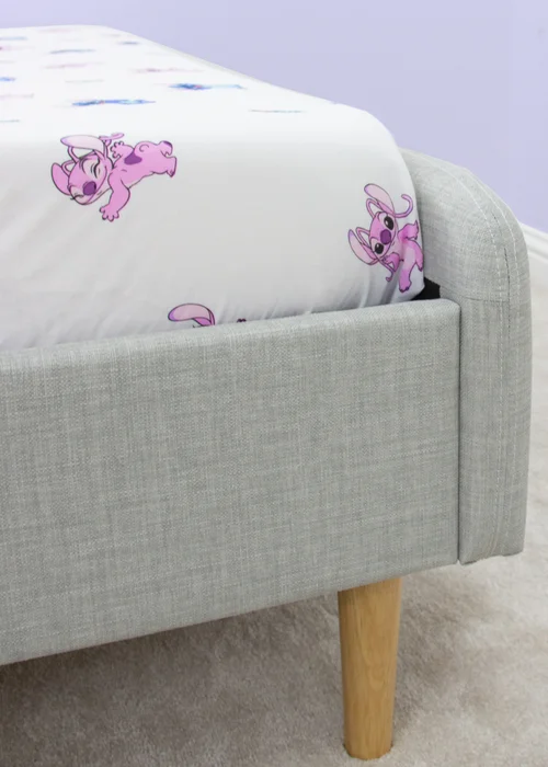 Disney Lilo & Stitch White Chill Fitted Sheet - Double Image 3