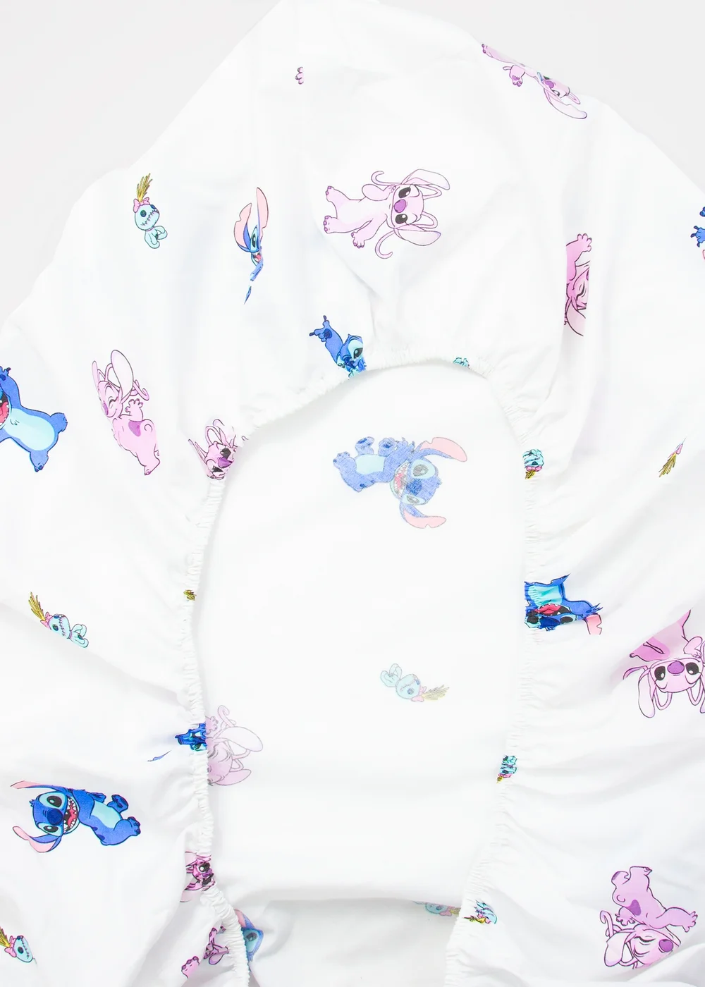Disney Lilo & Stitch White Chill Fitted Sheet - Single Image 5