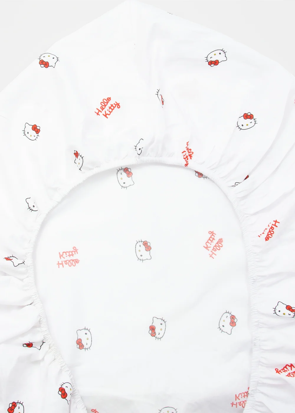 Hello Kitty White Sleepover Fitted Sheet - Single Image 5