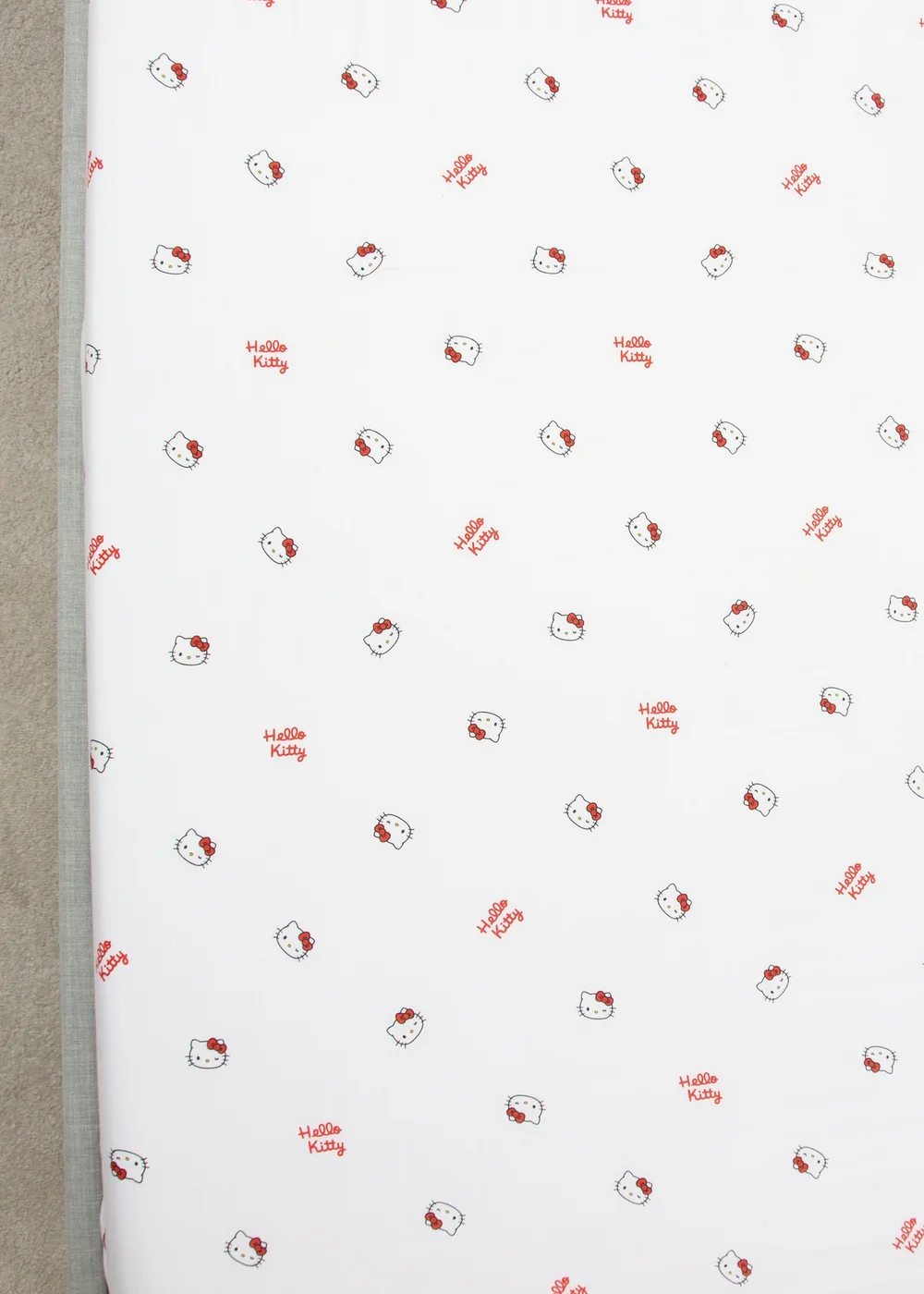 Hello Kitty White Sleepover Fitted Sheet - Double Image 4