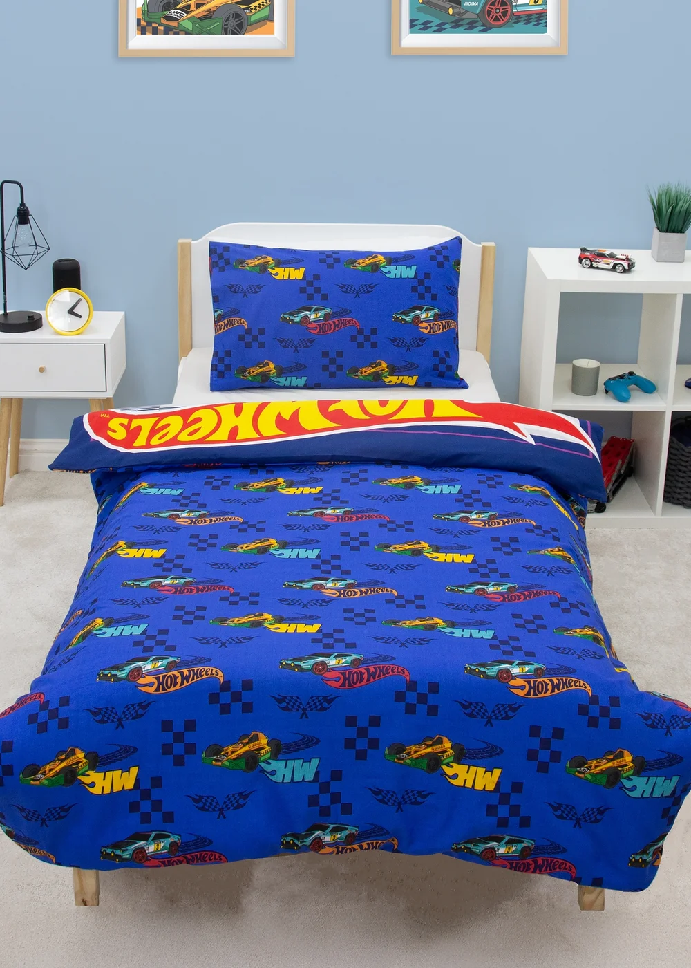 Hot Wheels Multicolour Motorway Duvet Cover - Single Image 2