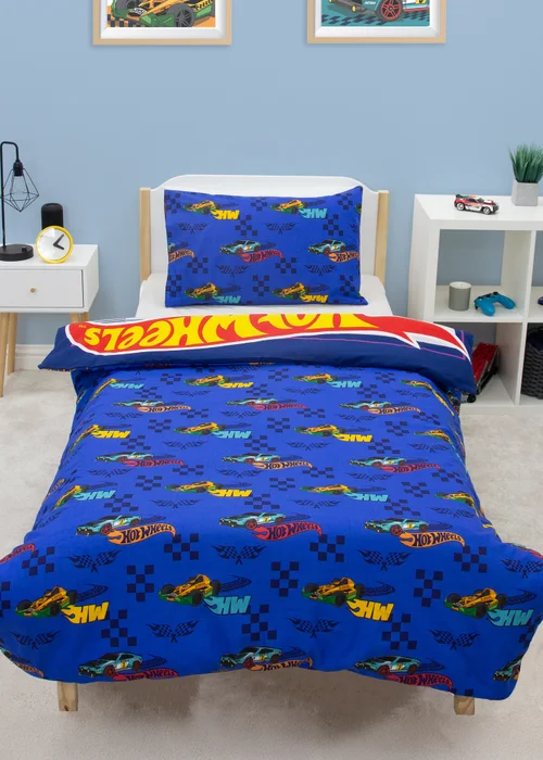 Hot Wheels Multicolour Motorway Duvet Cover - Single Image 2