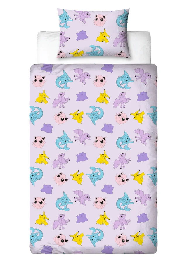 Pokemon Spirit Pink Duvet Cover