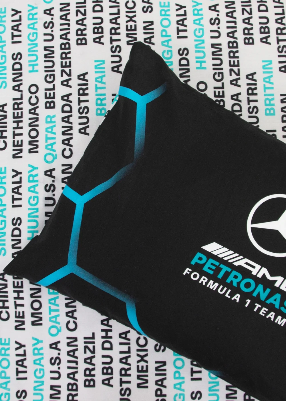 Mercedes AMG Petronas Black Ridge Duvet Cover - Single Image 5