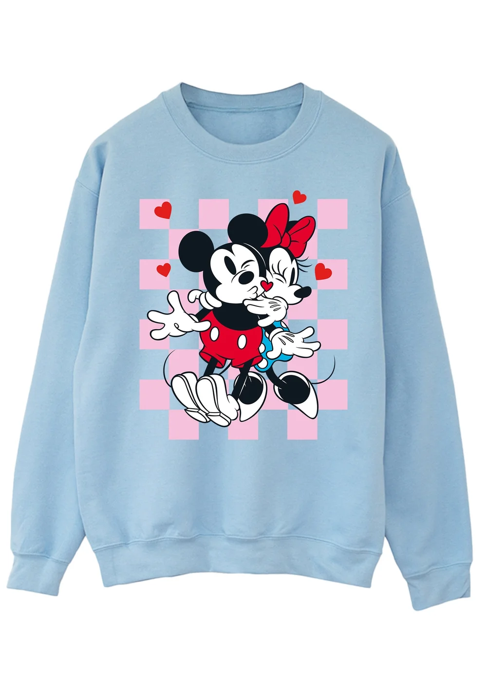 Disney Mickey Mouse Hug Baby Blue Graphic Sweatshirt - 2XL Image 1
